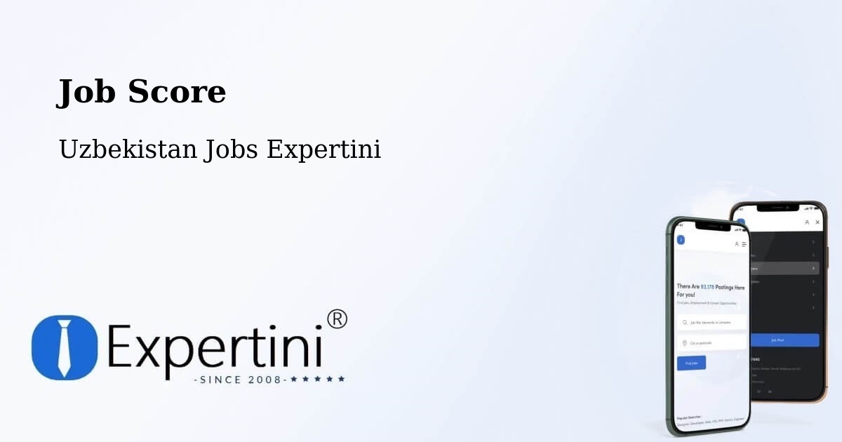 Job Score & Job Description Score Tool – Hamza - Uzbekistan Jobs Expertini