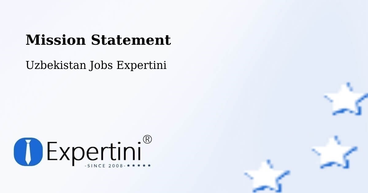 Corporate Mission – Hamza - Uzbekistan Jobs Expertini